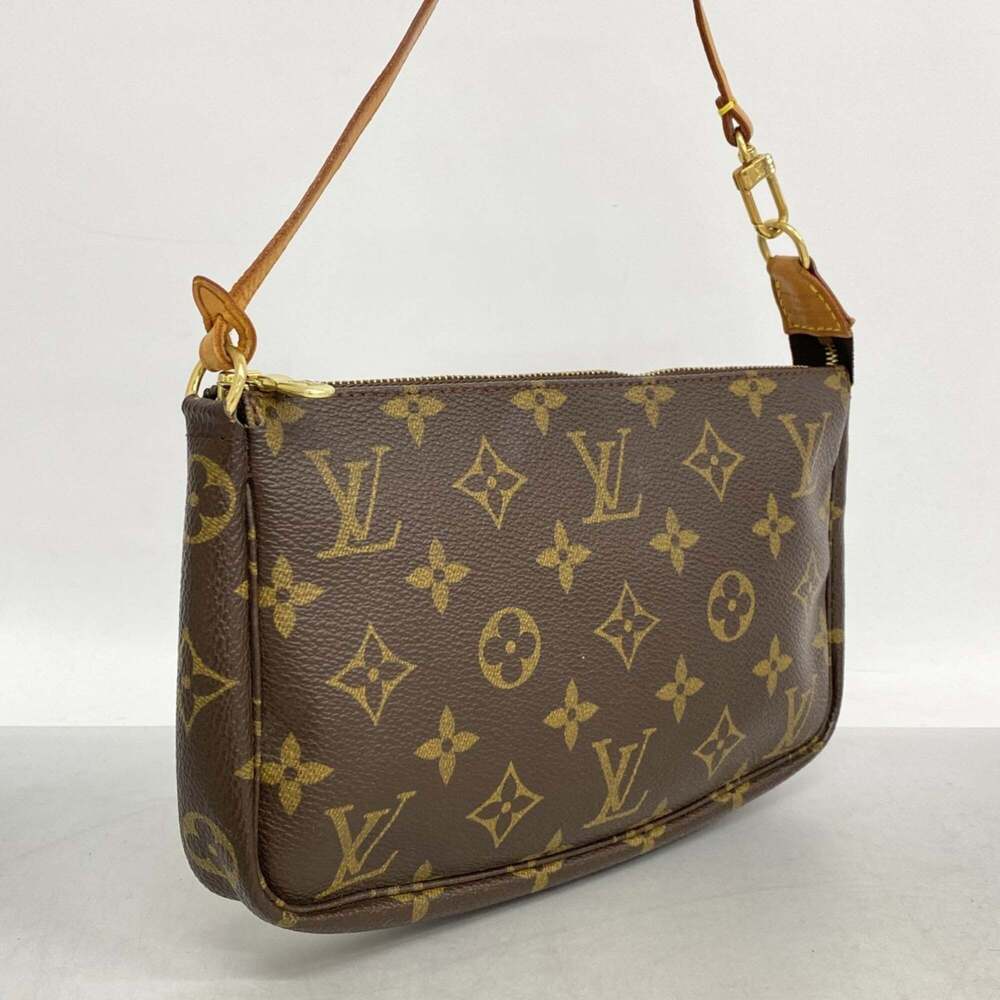 LOUIS VUITTON Brown Monogram Pochette Pouch - Picture 2 of 10